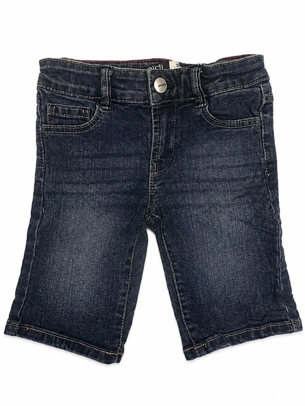 OKAIDI Kids Dark Blue Denim Knee-Length Shorts